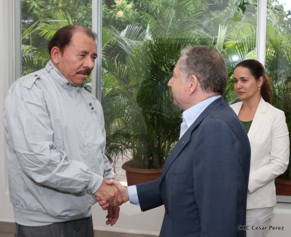 Presidente Daniel se reúne con el presidente de la Federación Internacional de Automovilismo