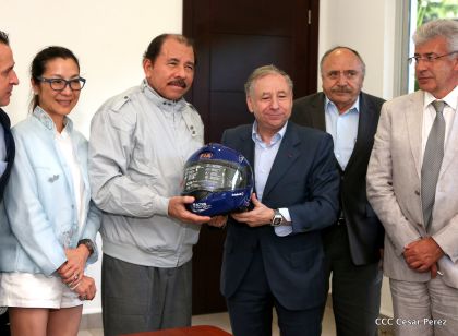 Presidente Daniel se reúne con el presidente de la Federación Internacional de Automovilismo