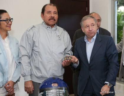 Presidente Daniel se reúne con el presidente de la Federación Internacional de Automovilismo