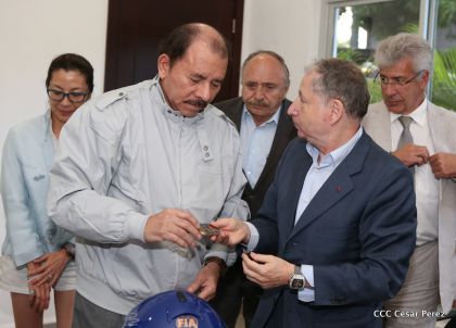 Presidente Daniel se reúne con el presidente de la Federación Internacional de Automovilismo