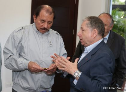 Presidente Daniel se reúne con el presidente de la Federación Internacional de Automovilismo