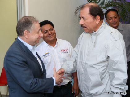 Presidente Daniel se reúne con el presidente de la Federación Internacional de Automovilismo