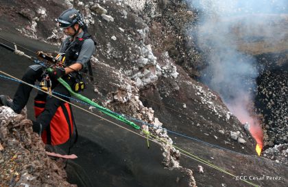 Exploración del volcán Masaya avanza satisfactoriamente