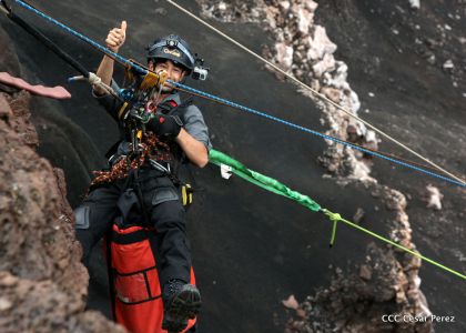 Exploración del volcán Masaya avanza satisfactoriamente