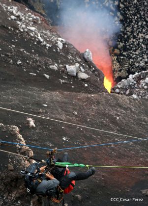 Exploración del volcán Masaya avanza satisfactoriamente