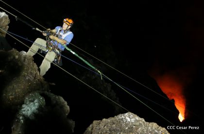 Exploración del volcán Masaya avanza satisfactoriamente