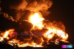 Incendio de tanques de Puma Energy en Puerto Sandino