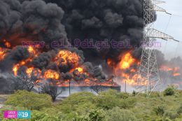 Incendio de tanques de Puma Energy en Puerto Sandino