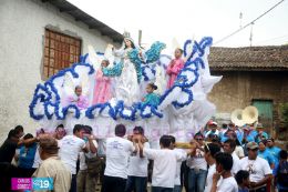 Nuestra Señora de la Asunción de María recorre calles del pueblo indígena de Monimbó