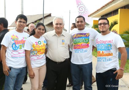 Comando Rigoberto López recorre espacios de recreación en Managua