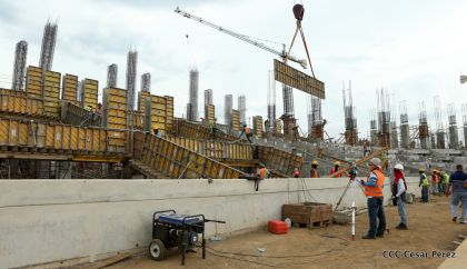 Recorrido por avances del Nuevo Estadio Nacional