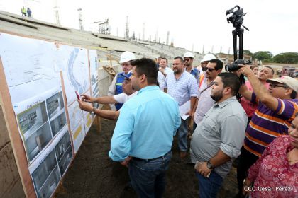 Recorrido por avances del Nuevo Estadio Nacional