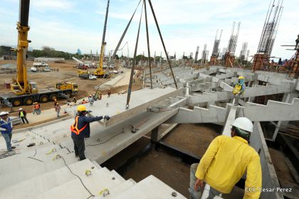 Recorrido por avances del Nuevo Estadio Nacional