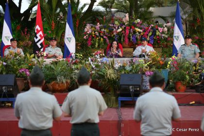 Daniel y Rosario conmemoran 49 aniversario de Pancasán y 37 aniversario del Cuerpo Médico Militar