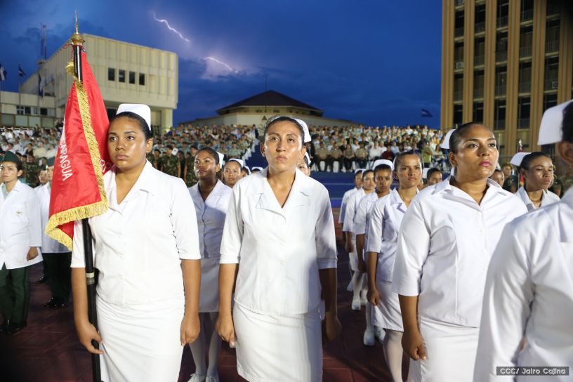Daniel y Rosario conmemoran 49 aniversario de Pancasán y 37 aniversario del Cuerpo Médico Militar