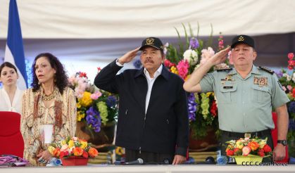 Acto del 37 Aniversario del Ejército de Nicaragua