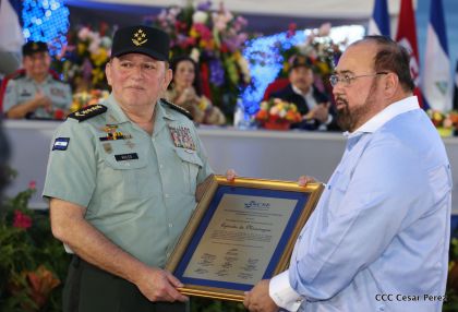 Acto del 37 Aniversario del Ejército de Nicaragua