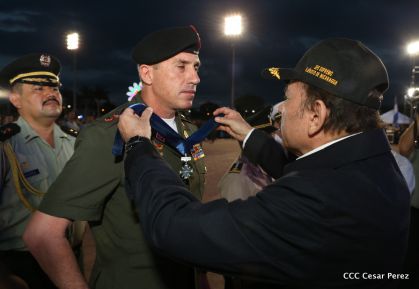 Acto del 37 Aniversario del Ejército de Nicaragua