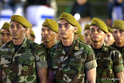 Acto del 37 Aniversario del Ejército de Nicaragua