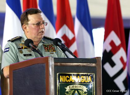 Acto del 37 Aniversario del Ejército de Nicaragua