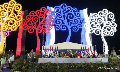 Acto del 37 Aniversario del Ejército de Nicaragua