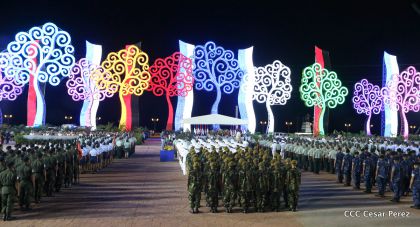 Acto del 37 Aniversario del Ejército de Nicaragua