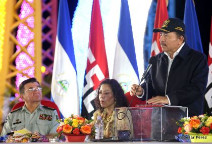Acto del 37 Aniversario del Ejército de Nicaragua