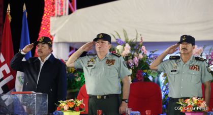 Acto del 37 Aniversario del Ejército de Nicaragua