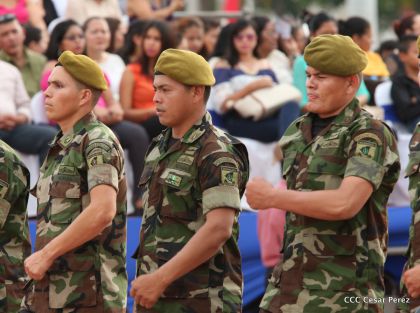 Acto del 37 Aniversario del Ejército de Nicaragua
