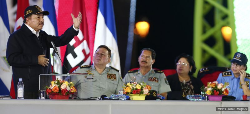 Acto del 37 Aniversario del Ejército de Nicaragua