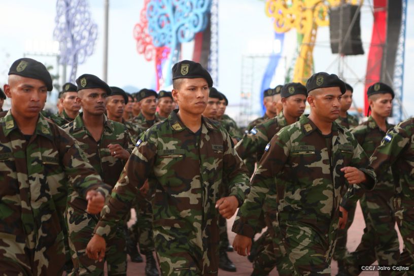 Acto del 37 Aniversario del Ejército de Nicaragua