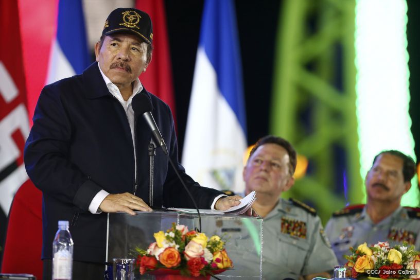 Acto del 37 Aniversario del Ejército de Nicaragua