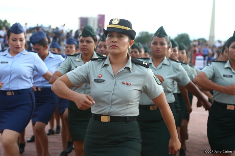 Acto del 37 Aniversario del Ejército de Nicaragua