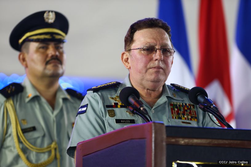 Acto del 37 Aniversario del Ejército de Nicaragua