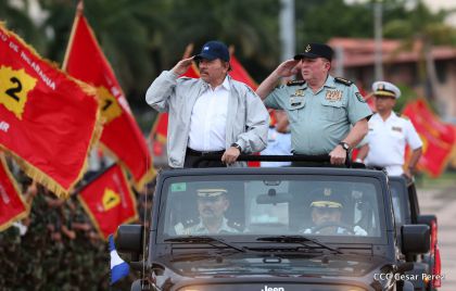 Desfile por el 37 Aniversario del Ejército de Nicaragua