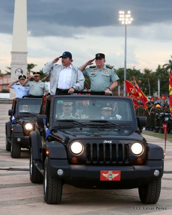 Desfile por el 37 Aniversario del Ejército de Nicaragua