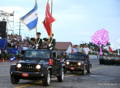 Desfile por el 37 Aniversario del Ejército de Nicaragua