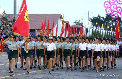 Desfile por el 37 Aniversario del Ejército de Nicaragua