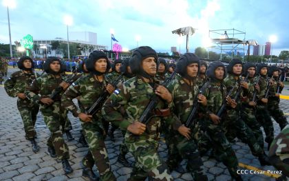 Desfile por el 37 Aniversario del Ejército de Nicaragua
