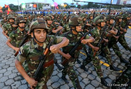 Desfile por el 37 Aniversario del Ejército de Nicaragua