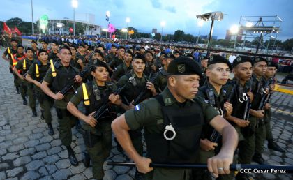 Desfile por el 37 Aniversario del Ejército de Nicaragua