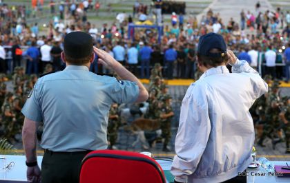 Desfile por el 37 Aniversario del Ejército de Nicaragua