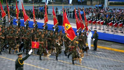 Desfile por el 37 Aniversario del Ejército de Nicaragua