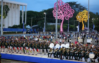Desfile por el 37 Aniversario del Ejército de Nicaragua