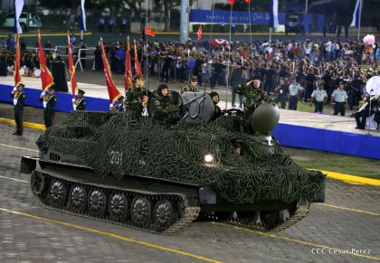 Desfile por el 37 Aniversario del Ejército de Nicaragua