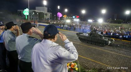 Desfile por el 37 Aniversario del Ejército de Nicaragua