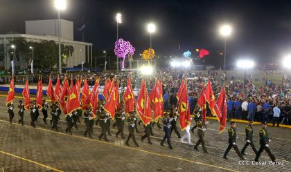 Desfile por el 37 Aniversario del Ejército de Nicaragua