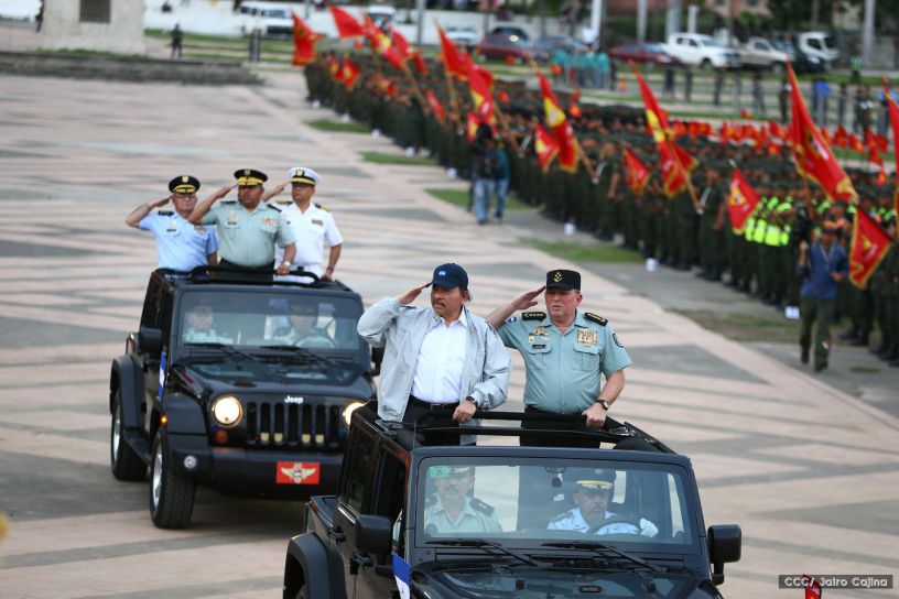 Desfile por el 37 Aniversario del Ejército de Nicaragua