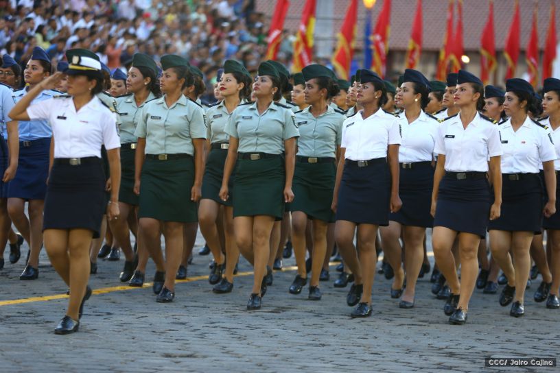 Desfile por el 37 Aniversario del Ejército de Nicaragua