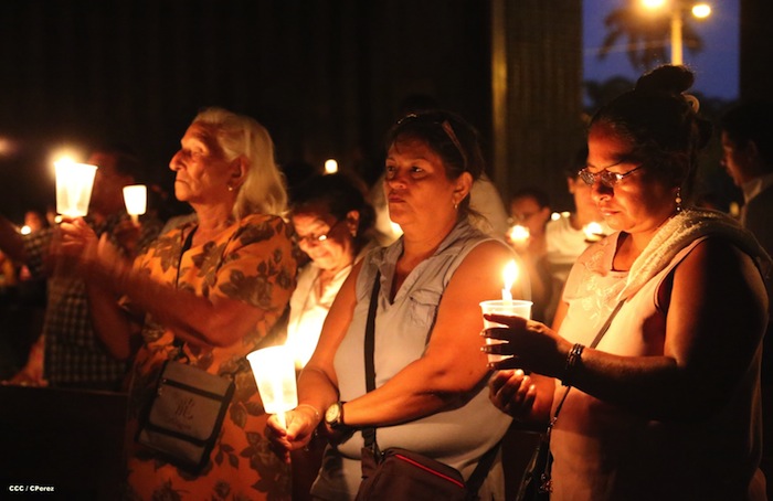 Misa Pascual en Catedral de Managua